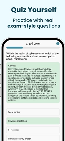 EN COUNCIL CEH EXAM PREP 2026 iPhone screenshot