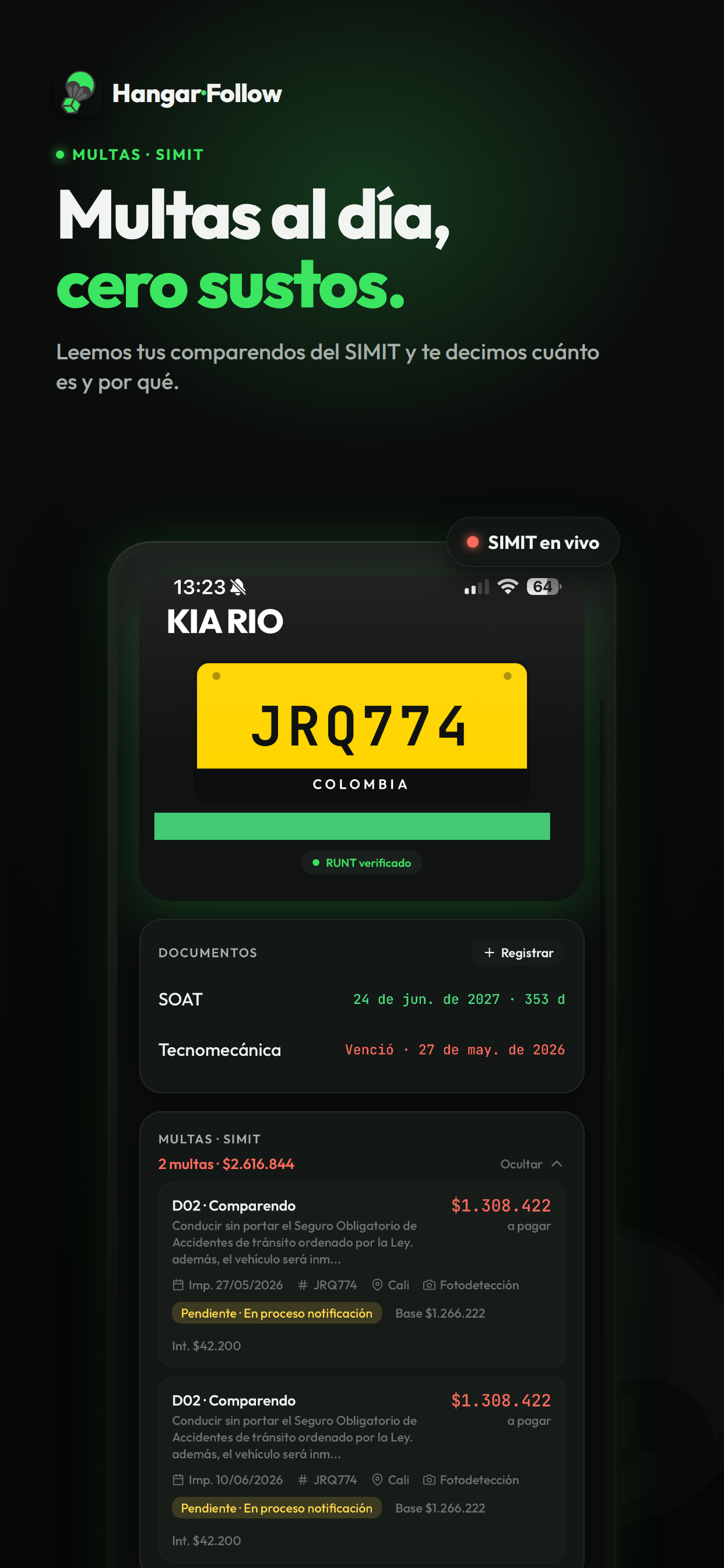 Hangar: SOAT y Pico y Placa screenshot 3