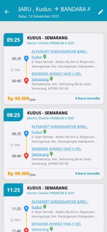 E-Shuttle by Rimba Raya Travel iPhone screenshot