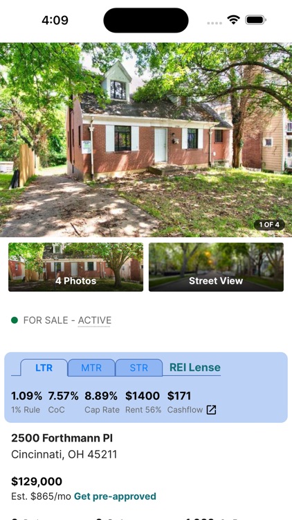 REI Lense - Real Estate Deals