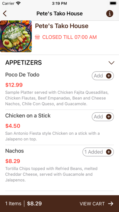 Pete's Tako House-San Antonio Screenshot
