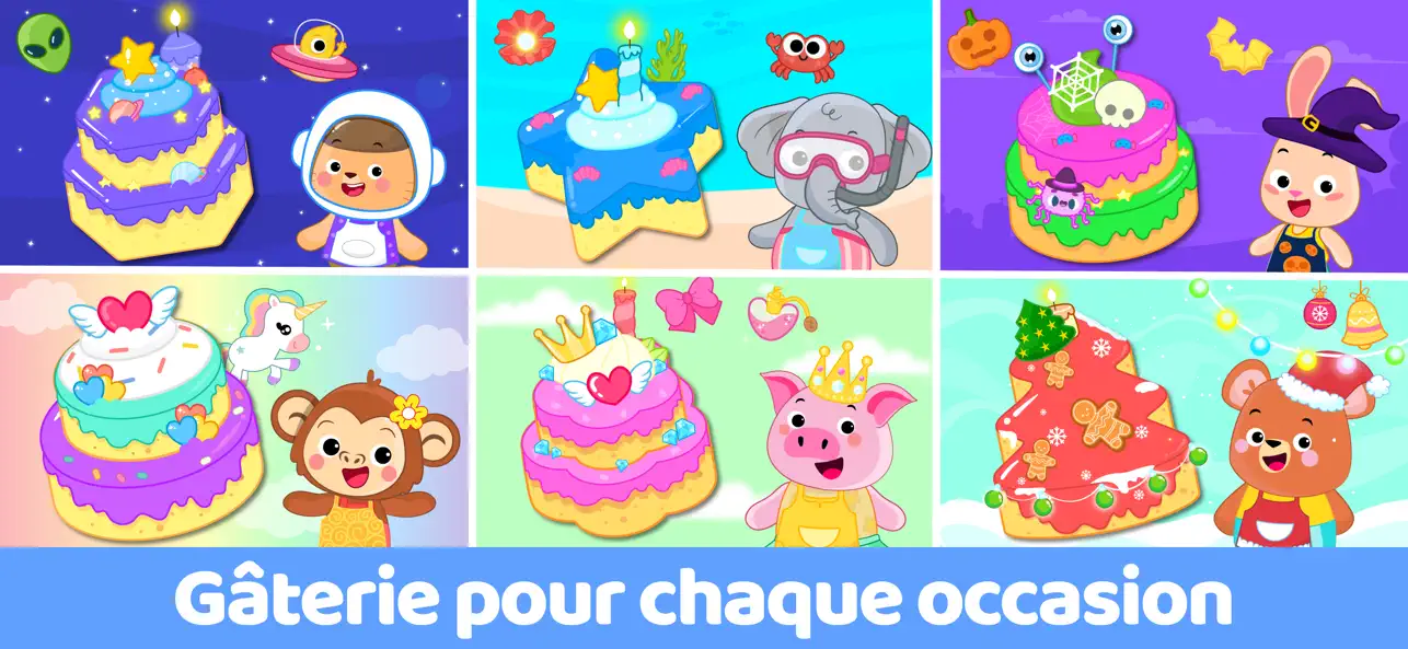 Screenshot #3 pour Jeux de Cuisine Gâteaux Enfant