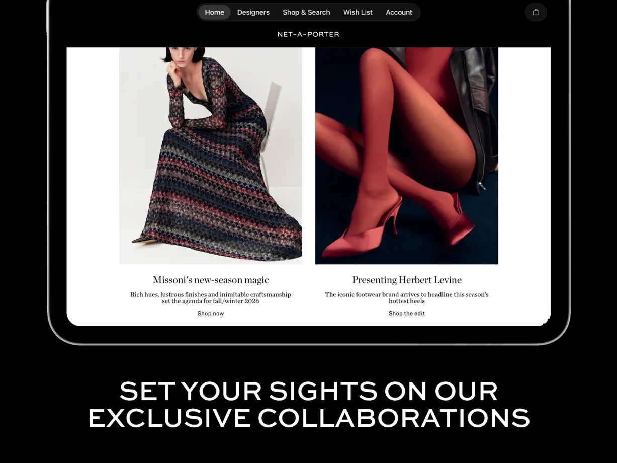 NET-A-PORTER iPad screenshot 6