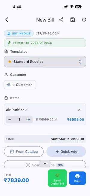 PrintPro - Receipt & Invoice screenshot 2