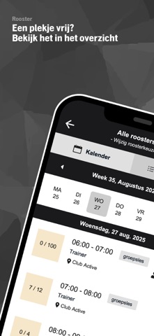 Sportstudio Club Active app screenshot