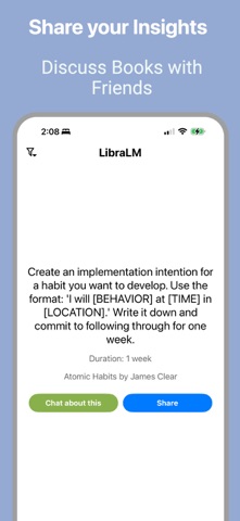 LibraLM: AI Book Insights iPhone screenshot