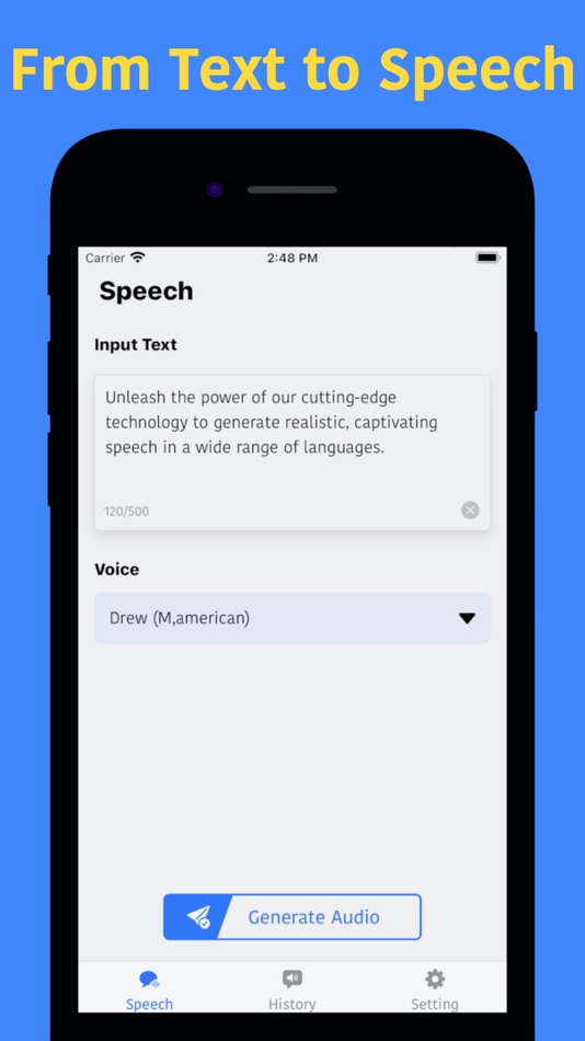 #2. Merfi AI: Text to Speech, TTS (iOS) 由: MASICORP UK LTD.
