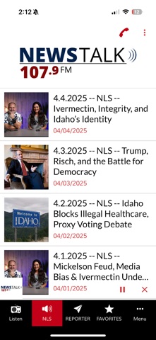 News Talk 107.9 iPhone screenshot