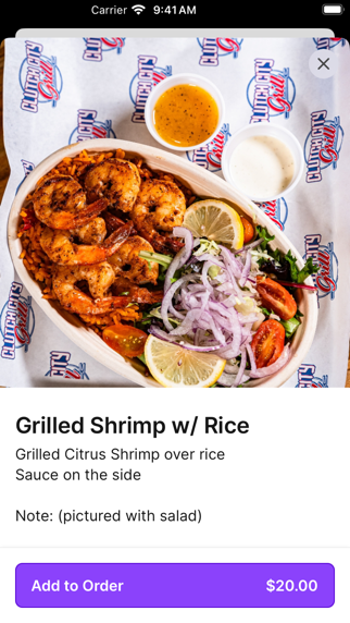 Clutch City Grill iPhone screenshot 3 - Food & Drink app