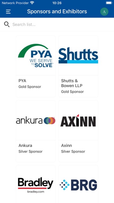American Health Law Assoc. Screenshot