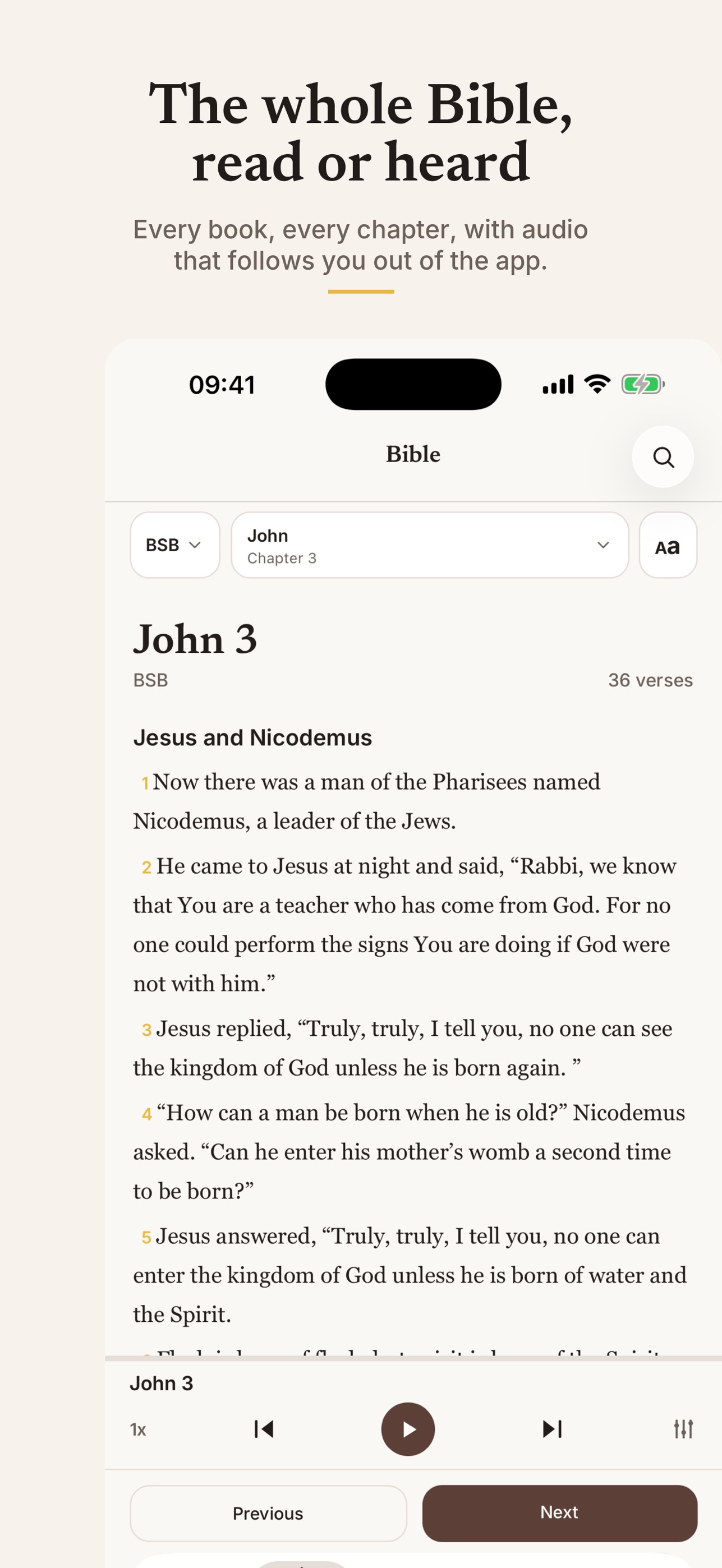 Screenshot 2 of Holy Bible: Chat & Audio