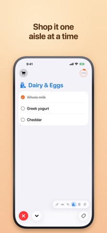Hearth Groceries: Shared List Screenshot 2 of 5