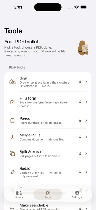 Pocket PDF: Summarize & Scan Screenshot 2 of 4