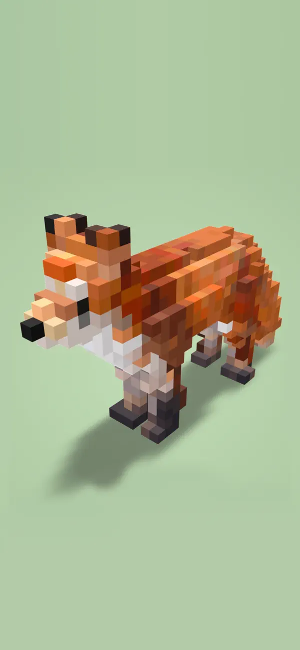 Screenshot #1 pour Wild Voxels: Color 3D Animals
