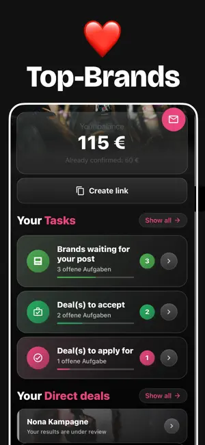 pinkthelink: Influencer & UGC screenshot 2