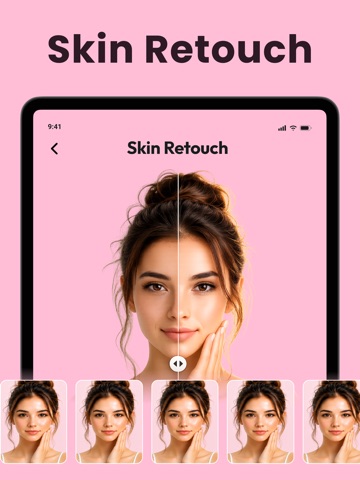 Face-App : редактор селфи iPad screenshot 3