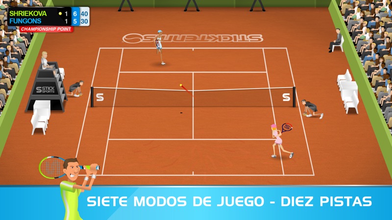 Stick Tennis screenshot 3