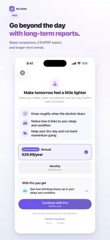 Alcohol Tracker - Alc.Note screenshot