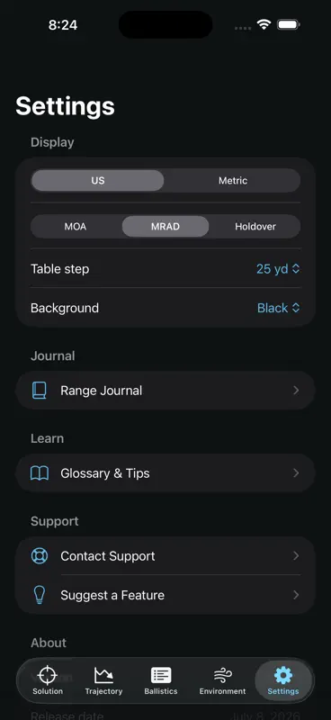 AimCalc - Ballistic Calculator screenshot 8 of 8