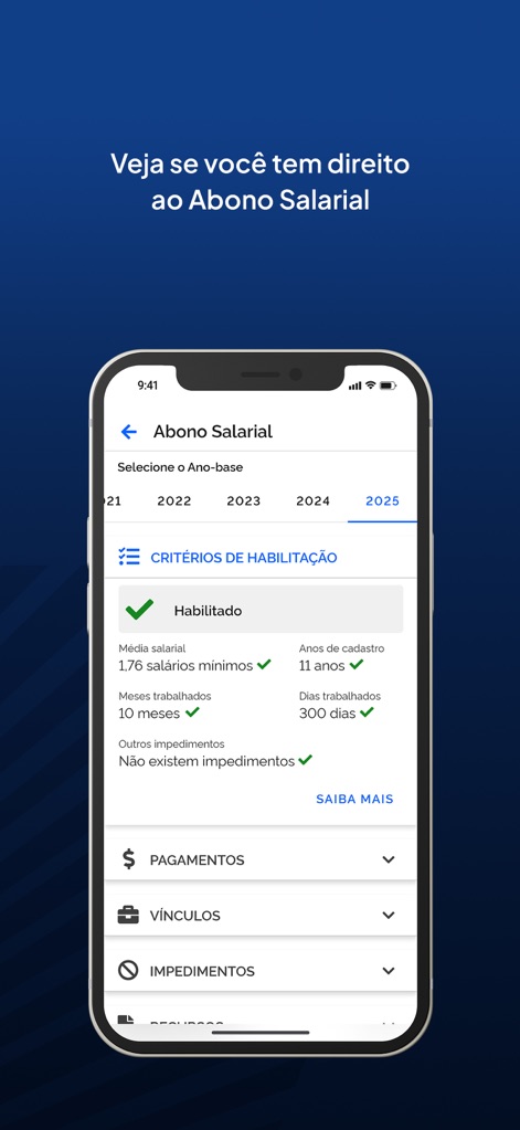 Carteira de Trabalho Digital - Eligibility Criteria