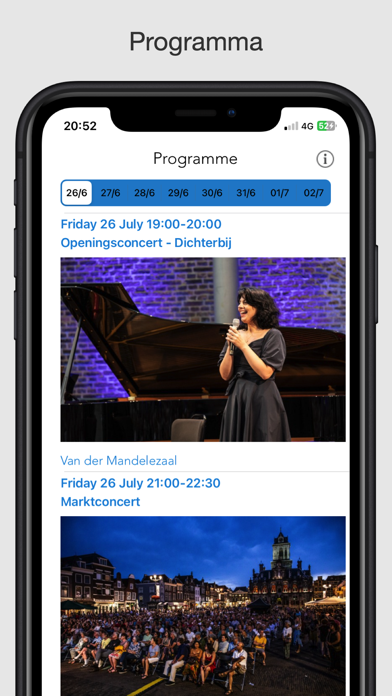 Delft Chamber Music Festival Screenshot
