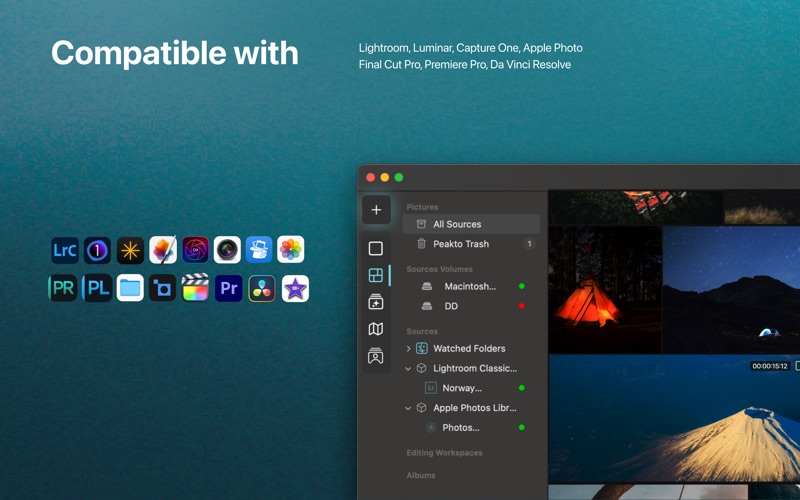 AI Media Organizer - Peakto Screenshot