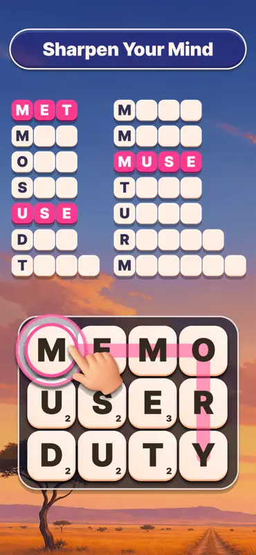 Word Tiles - Relaxing Puzzle screenshot 3 of 6