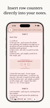 Knitted - Knitting Diary App screenshot 5
