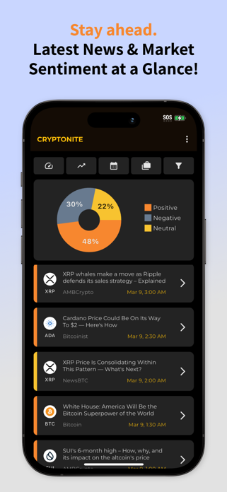 Cryptonite - News & Sentiment Screenshot 1 of 5