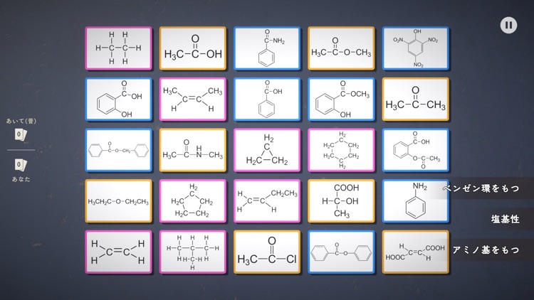 化学構造式かるた