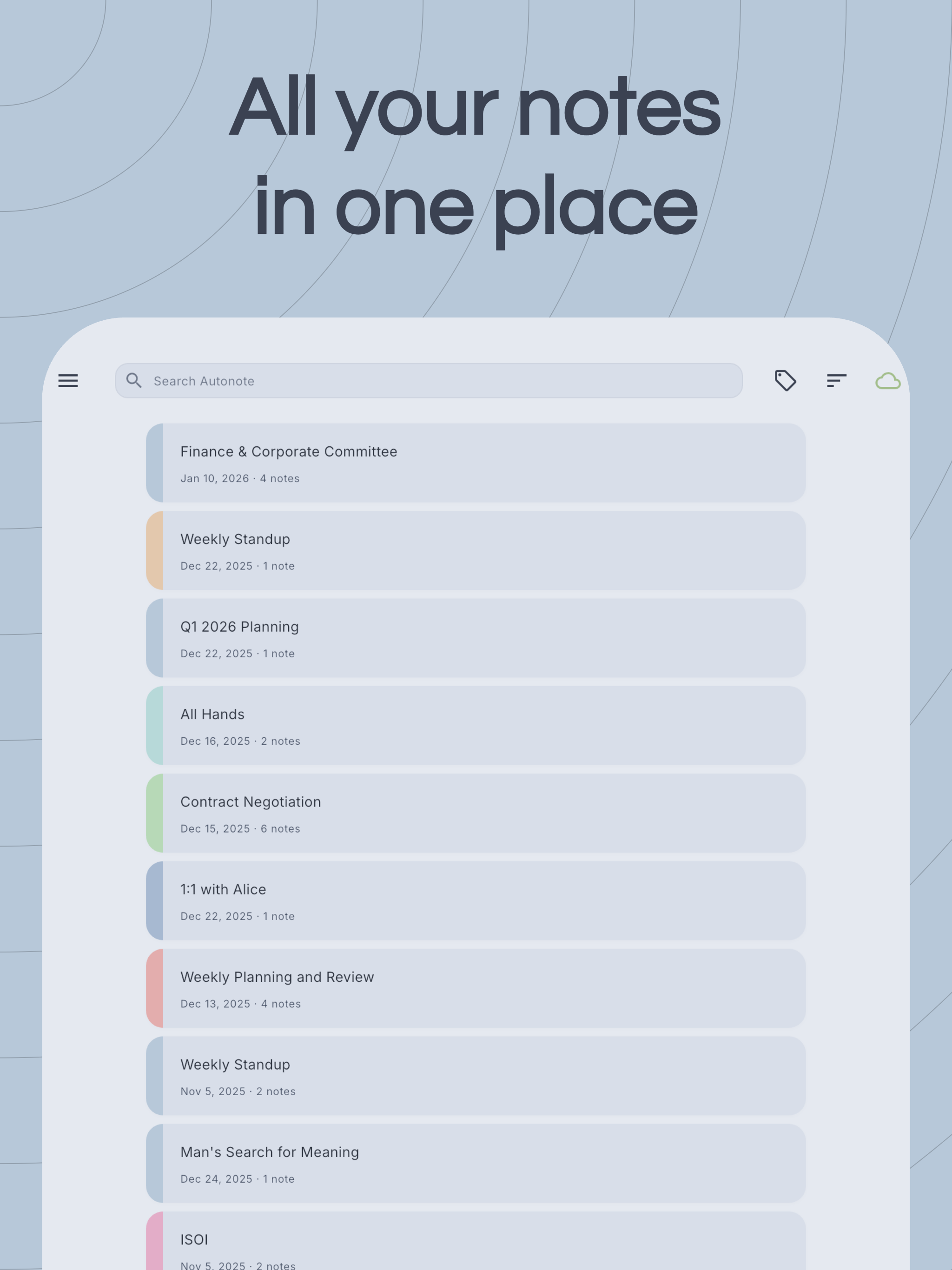 Autonote: AI Voice & Summary