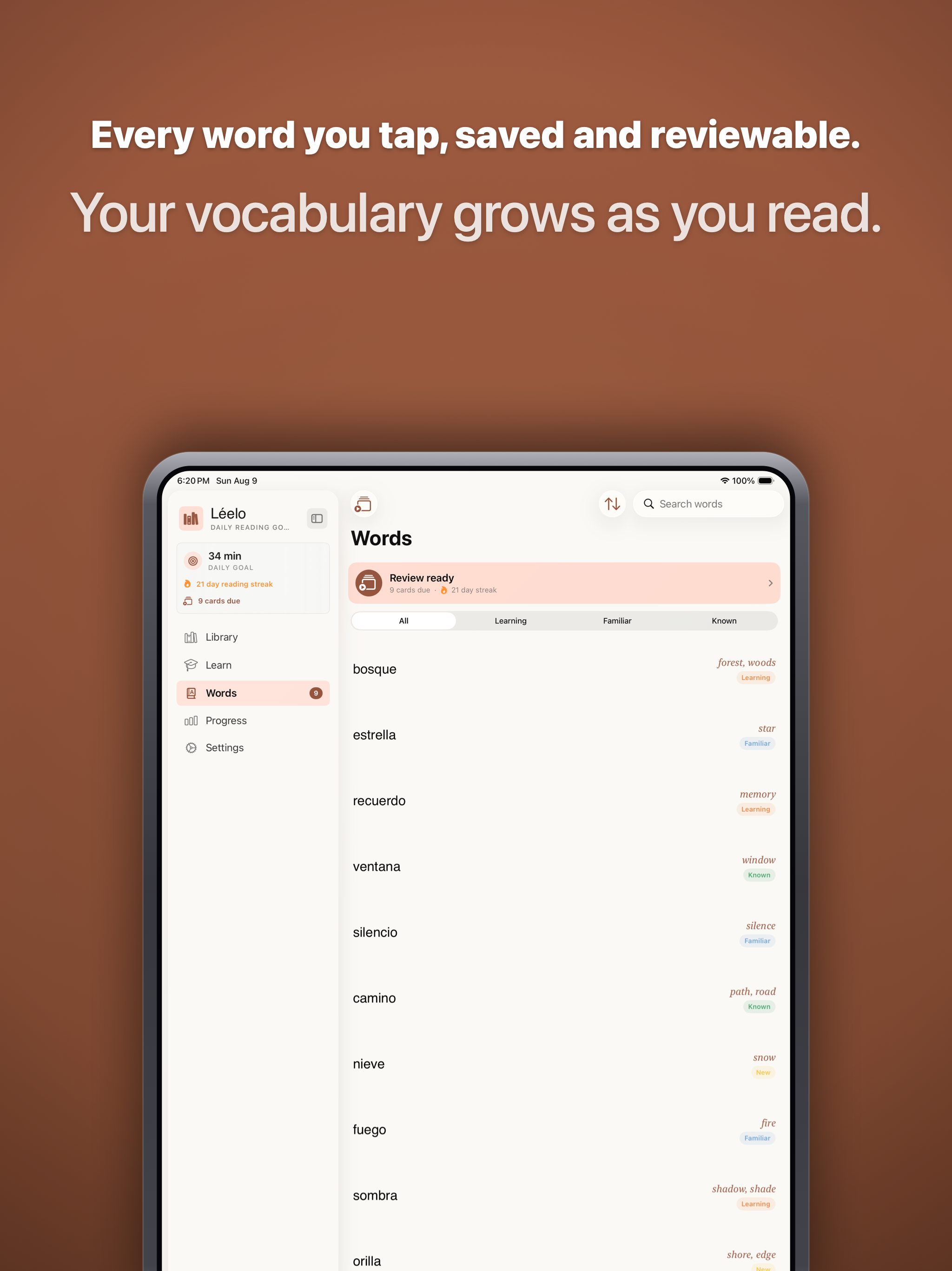 Léelo: Spanish EPUB Reader screenshot 10