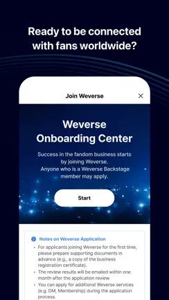 Weverse Backstage iPhone image 3