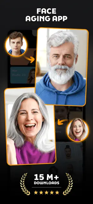 FaceLab: Face Age, Hair Filter iPhone screenshot 3