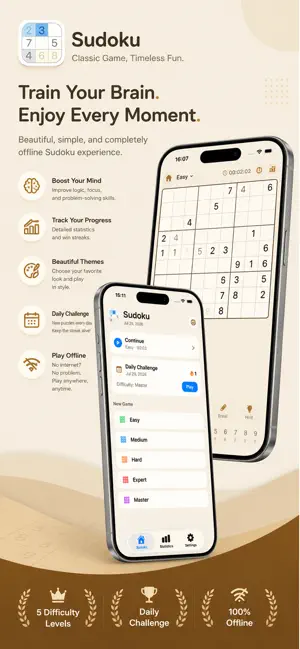 Sudoku x Classic Game screenshot 1