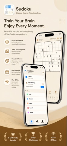 Sudoku x Classic Game iPhone screenshot