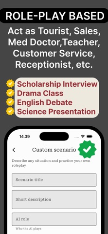 English Voice: Learn Speech AI iPhone screenshot