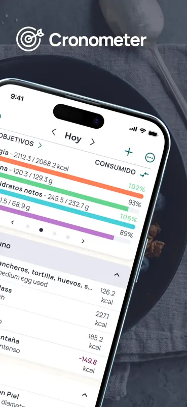 Contar Calorias: Cronometer screenshot 2 of 9