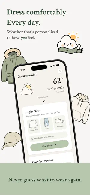 Comfie: What to Wear screenshot 1