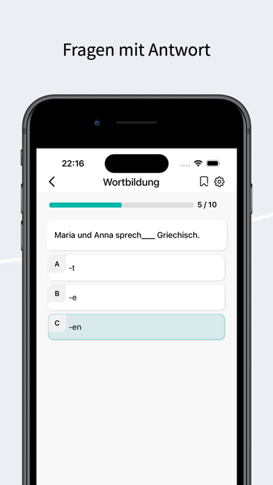 B1 Deutsch Prüfung Screenshot