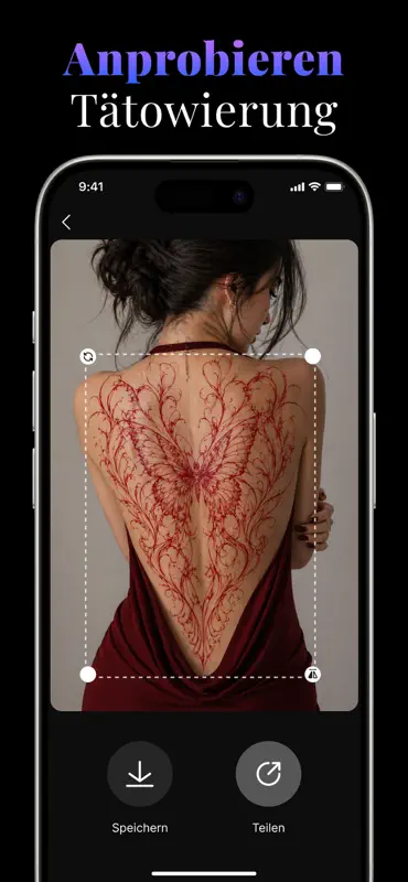 KI-Tätowierungsdesign: ArtReel screenshot 4 of 6
