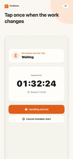 HaulStamp screenshot 2