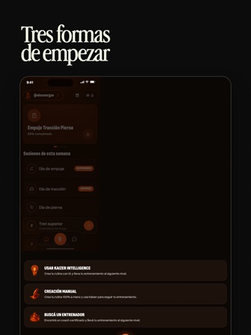 Kaizer: Entrenador Personal iPad screenshot 8