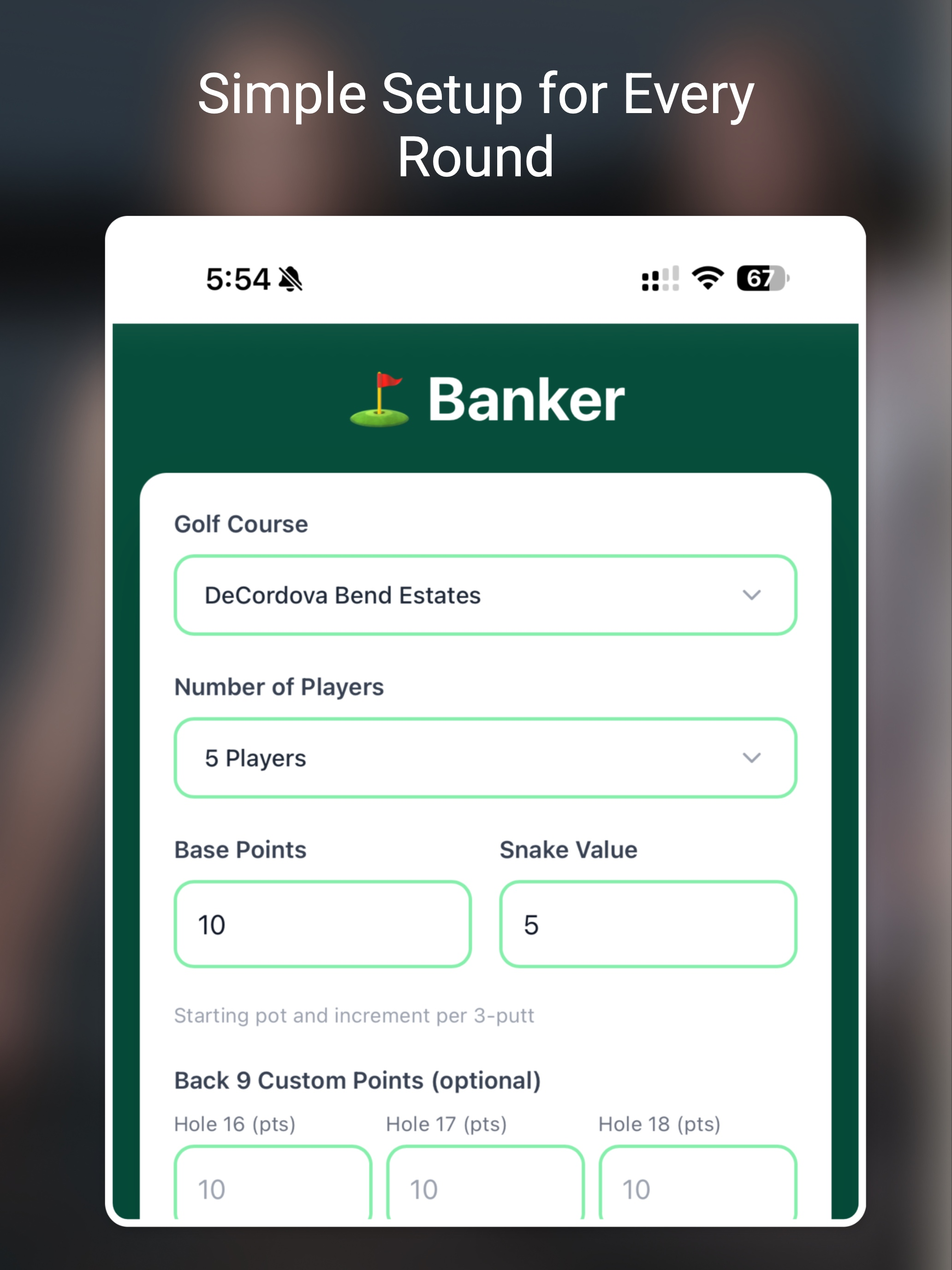 World's Best Banker Golf App screenshot 9