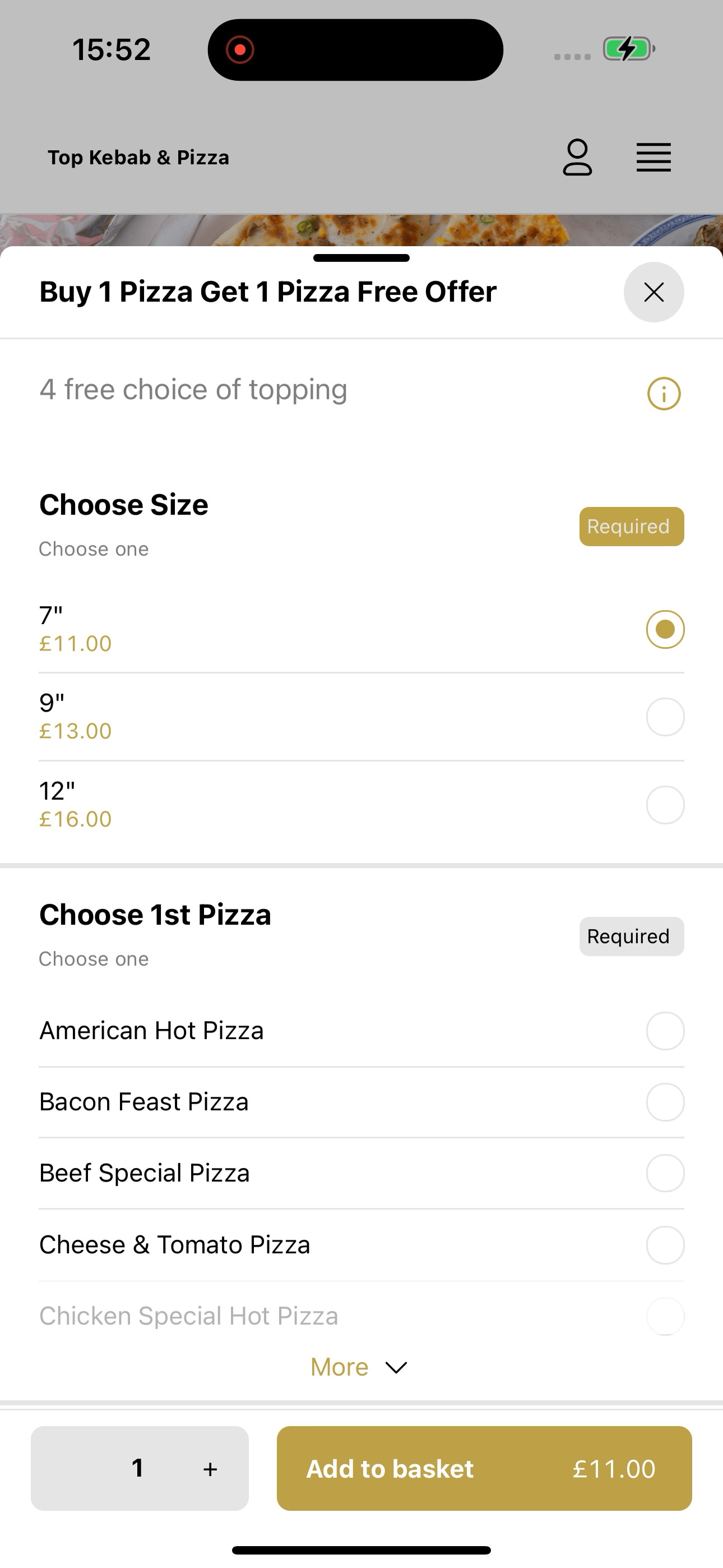 Top Kebab & Pizza screenshot 10