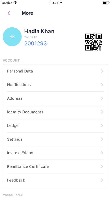 Yonna Wallet Screenshot
