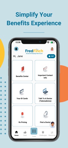 Fred Finch Benefits screenshot