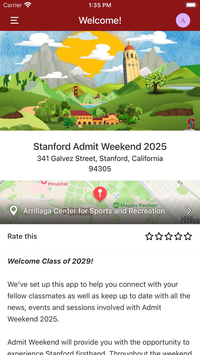 Stanford Admit Weekend