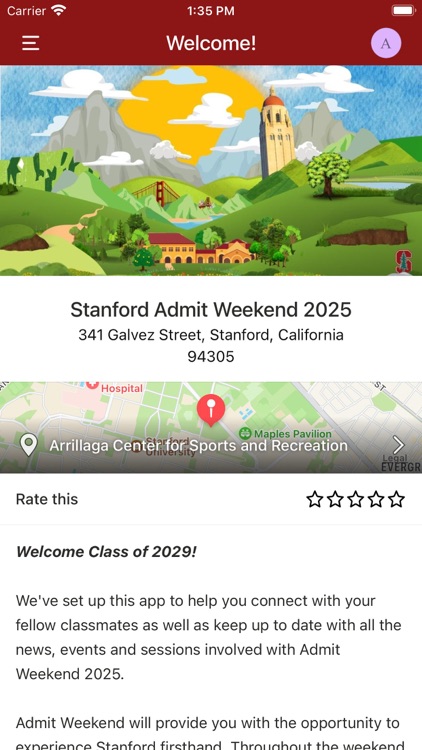 Stanford Admit Weekend
