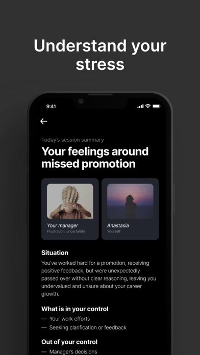 Eve: Workplace Stress AI Coach Screenshot
